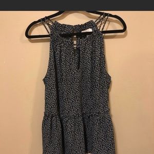 Sleeveless Floral Print Top